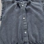 【73-130】 トップスorパンツ デニム 無地 シンプル - 画像 (11)