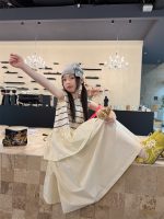 【100-160】ワンピース 切り替え ストライプ ノースリーブ ゆったり 女の子 - 画像 (5)