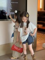 【90-160】半袖Tシャツorショートパンツ 女の子 ゆったり トレンド - 画像 (3)