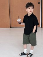 【100-170】半袖Tシャツ 男の子 ポロシャツ 無地 カジュアル - 画像 (5)