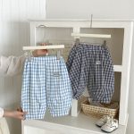 【73-100】パンツ ベビー チェック柄 合わせやすい - 画像 (4)
