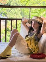 【100-160】キャミソール 夏新作 ノースリーブ 無地 ゆったり 合わせやすい - 画像 (4)