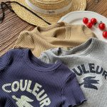 【80-130】半袖Tシャツ 女の子 プリント ストレッチで快適 - 画像 (6)