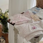 【80-130】ルームウェア レース リボン付き おしゃれ - 画像 (9)