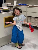 【90-150】半袖Tシャツorパンツ 女の子 カートゥーン 韓国風 - 画像 (3)