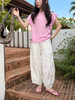 【100-160】ズボン ゆったり 合わせやすい カジュアル 無地 夏新作 - 画像 (3)