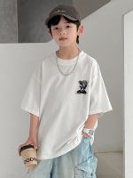 【90-160】Tシャツ プリント 男の子 半袖 ラウンドネック - 画像 (4)