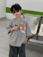 【90-160】半袖Tシャツ 男の子 プリント カッコイイ - 画像 (6)