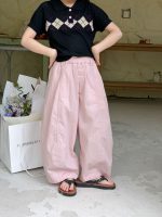 【100-170】パンツ 女の子 韓国風 ゆったり 通気性 合わせやすい - 画像 (3)