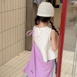 【80-130】ベスト 女の子 レース ゆったり 合わせやすい - 画像 (4)