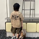 【90-160】Tシャツ カジュアル 合わせやすい 男の子 半袖 - 画像 (5)