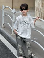 【100-170】Tシャツ カジュアル 切り替え ファッション 男の子 - 画像 (3)