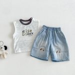 【73-100】ベストorパンツ ベビー カートゥーン トレンド - 画像 (3)