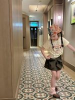 【90-150】半袖Tシャツorスカート 女の子 合わせやすい シンプル