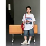 【90-160】Tシャツ プリント カジュアル かっこいい 男の子 - 画像 (5)