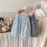 【73-100】パンツ ベビー チェック柄 合わせやすい - 画像 (3)