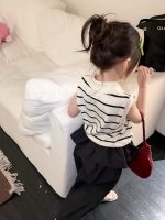 【90-150】ポロシャツorパンツ 女の子 ノースリープ ボーダー柄 - 画像 (10)