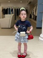 【90-140】半袖Tシャツorスカート 女の子 リボン付き スウィート - 画像 (6)