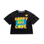 【90-160】Tシャツアルファベット半袖男の子 - 画像 (5)