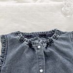 【73-130】 トップスorパンツ デニム 無地 シンプル - 画像 (10)