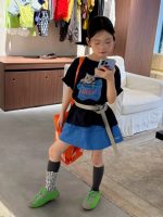 【90-150】半袖Ｔシャツorスカート 女の子 カートゥーン ファッション - 画像 (6)