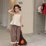 【80-130】パンツ 女の子 花柄 スウィート 履きやすい - 画像 (3)