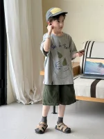【90-160】 Tシャツ 男の子 半袖 かわいい 合わせやすい デイリーウェア - 画像 (4)