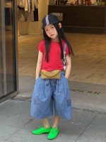 【90-150】半袖Tシャツ 女の子 無地 フリル おしゃれ - 画像 (6)
