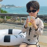 【75-125】水着 かわいい 長袖 ビーチ - 画像 (4)