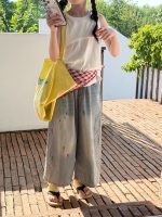 【100-160】ズボン デニム シンプル ゆったり 合わせやすい 女の子