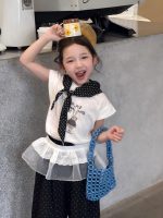 【90-150】半袖Tシャツorパンツ 女の子 ドット柄 かわいい - 画像 (5)