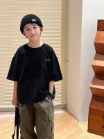【90-160】Tシャツ アルファベット 半袖 男の子 - 画像 (6)