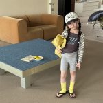 【80-130】パンツ 女の子 ハイウエスト レギンス ファッション - 画像 (5)