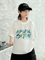 【90-160】 Tシャツ 男の子 半袖 ファッション かっこいい 着回し力抜群 - 画像 (5)