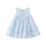 【73-100】ワンピース ベビー メッシュ ノースリープ かわいい - 画像 (6)