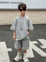 【100-160】セットアップ カジュアル シンプル かっこいい 男の子 無地 - 画像 (5)