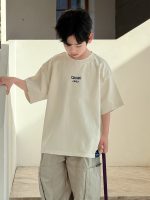 【90-160】Tシャツ プリント カジュアル ファッション 男の子 - 画像 (6)
