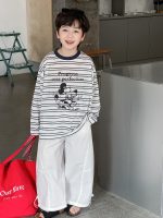 【90-160】トップス 男の子 ボーダー柄 カジュアル UV対策 - 画像 (5)