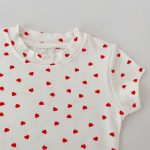 【73-130】Tシャツ ハート プリント かわいい - 画像 (17)