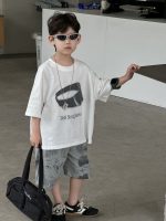 【90-160】半袖Tシャツ 男の子 シンプル ゆったり ユニーク ラウンドネック 普段着 - 画像 (4)