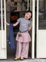 【90-150】半袖Tシャツorパンツ 女の子 リボン付き プリーツ - 画像 (6)