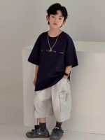 【90-160】Tシャツ プリント カジュアル 合わせやすい ラウンドネック 半袖 - 画像 (6)