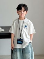 【90-160】Tシャツ カジュアル ファッション プリント 半袖 - 画像 (3)