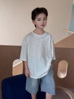 【100-170】ショートパンツ カジュアル デニム ゆったり ファッション 五分丈 - 画像 (6)