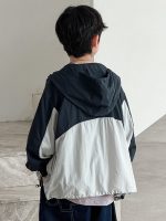 【120-170】アウター 軽い ゆったり 配色 フード付き 合わせやすい 男の子 - 画像 (4)