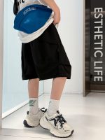 【120-170】ショートパンツ シンプル ゆったり 合わせやすい ズボン - 画像 (6)