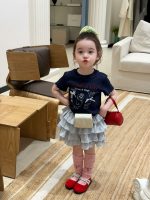 【90-140】半袖Tシャツorスカート 女の子 リボン付き スウィート - 画像 (5)