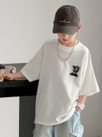 【90-160】Tシャツ プリント 男の子 半袖 ラウンドネック - 画像 (6)