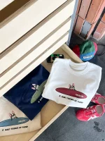 【90-160】Tシャツ プリント カジュアル 半袖 夏新作 - 画像 (5)