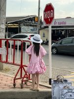 【100-160】ワンピース ゆったり 合わせやすい カワイイ 半袖 女の子 - 画像 (6)
